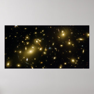 Gravity Lens of Galaxy Cluster Abell 2218 Poster