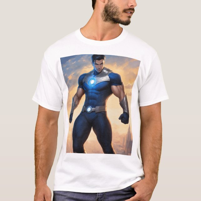 Gravity & Magnetism Superhero Tee (Front)