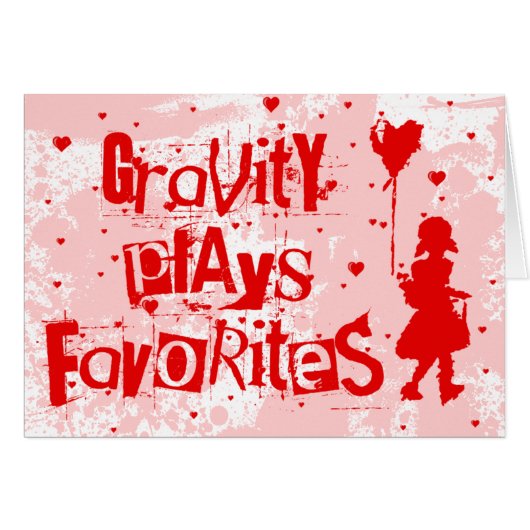gravity plays favorites cards (Front Horizontal)