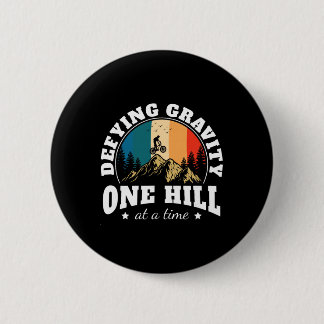 Gravity Riding Mountain Bike Biker Bicylce Cycling Button