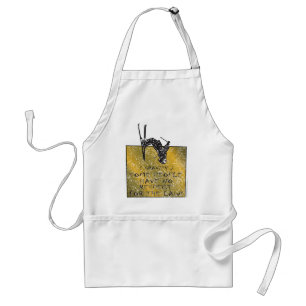 Gravity Skier Adult Apron
