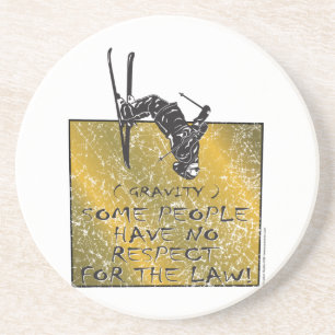 Gravity Skier Sandstone Coaster