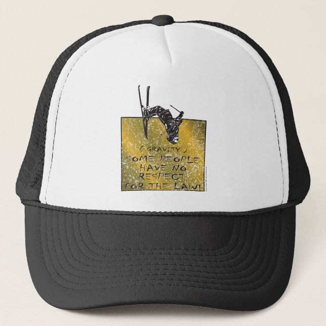 Gravity Skier Trucker Hat (Front)