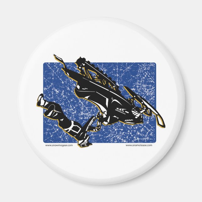 GRAVITY-SLED-in Blue Magnet (Front)