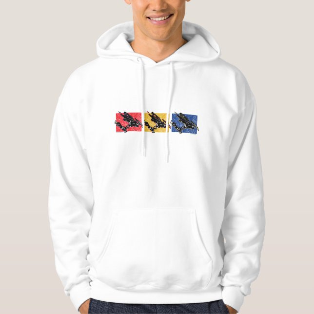 GRAVITY-SLED-in-three-color Hoodie (Front)