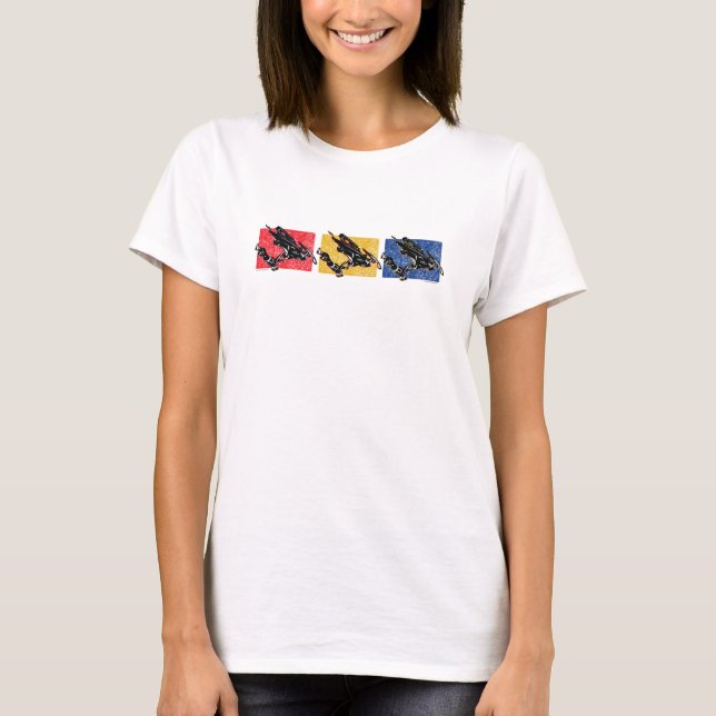 GRAVITY-SLED-in-three-color T-Shirt (Front)