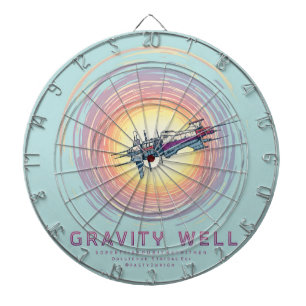 Gravity Well Dartboard: A Cosmic Challenge Dart Board