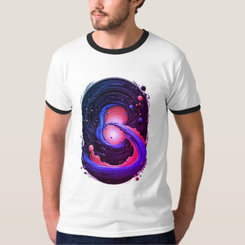 Gravitys Canvas Black Hole_inspired T_Shirt Desi
