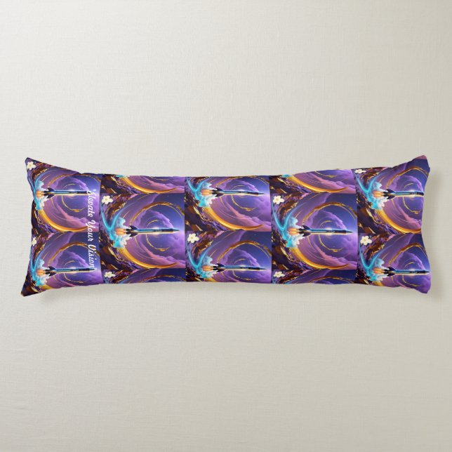 "Gravity's Challenge Accepted" Body Pillow (Front)