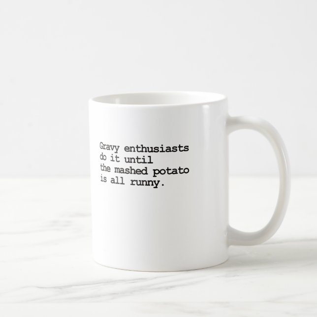 Gravy innuendo mug (Right)