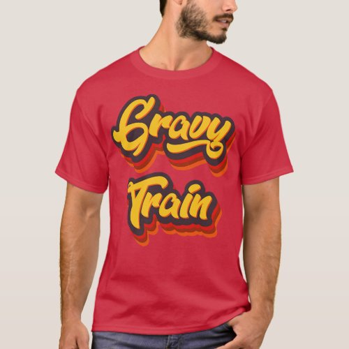 Gravy Train Retro Thanksgiving T_Shirt
