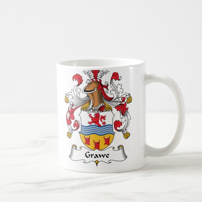 Grawe Family Crest Coffee Mug (Right)