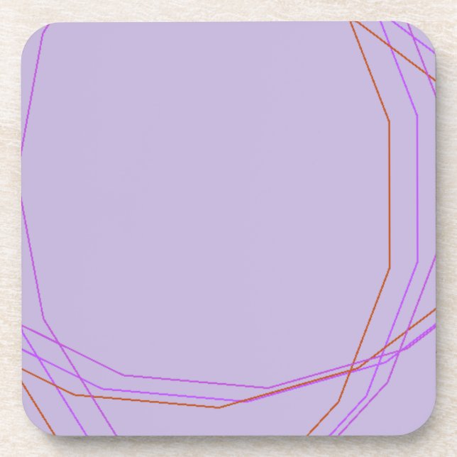 gray 8297 abstract art beverage coaster (Front)