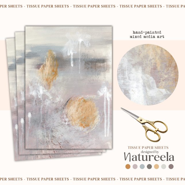 Gray Abstract Pattern Decoupage Tissue Paper (Creator Uploaded)