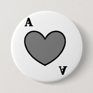 Gray Ace Button