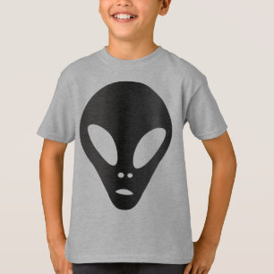 Gray Alien Face - The Greys T-Shirt