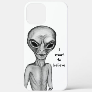 Gray Alien , I want to believe iPhone 12 Pro Max Case