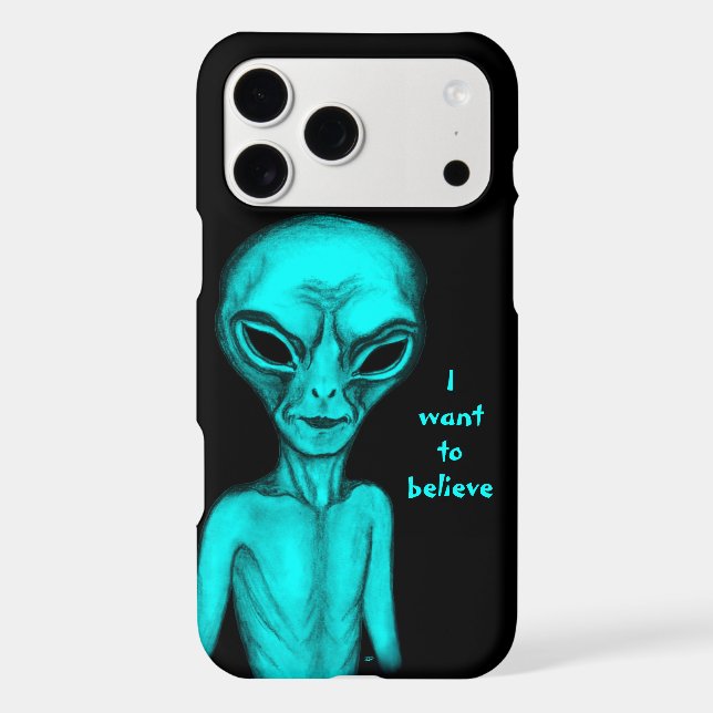 Gray Alien , I want to believe Case-Mate iPhone Case (Back)