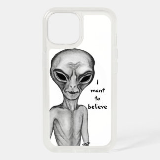 Gray Alien , I want to believe iPhone 15 Case