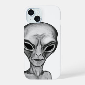 Gray Alien , I want to believe iPhone 15 Case