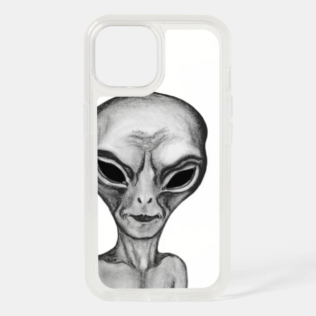 Gray Alien , I want to believe iPhone 15 Case (Back)