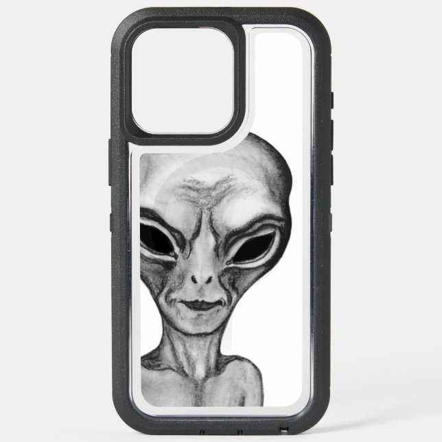 Gray Alien , I want to believe iPhone 15 Pro Max Case (Back)