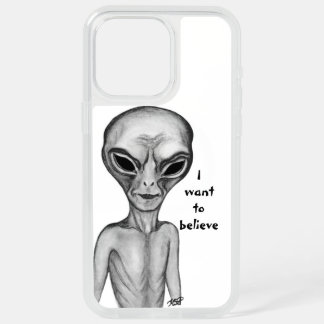 Gray Alien , I want to believe iPhone 15 Pro Max Case