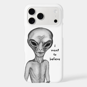 Gray Alien , I want to believe iPhone 17 Pro Max Case