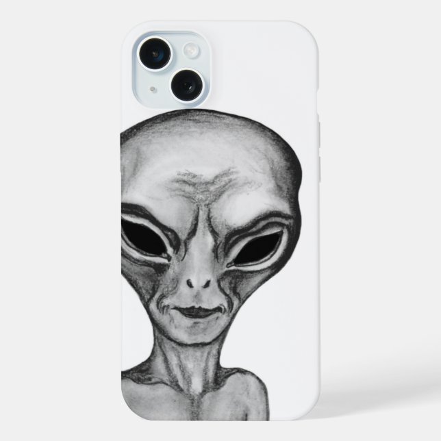 Gray Alien , I want to believe iPhone Case (Back)