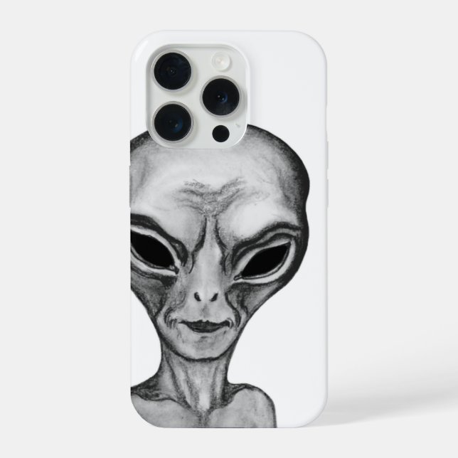 Gray Alien , I want to believe iPhone Case (Back)