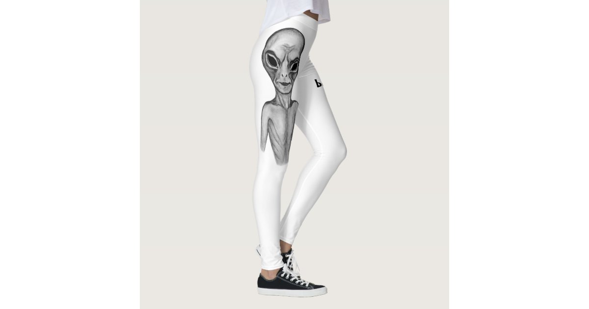 Gray Alien , I want to believe Leggings | Zazzle