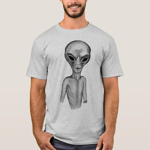 Gray Alien  I want to believe T_Shirt