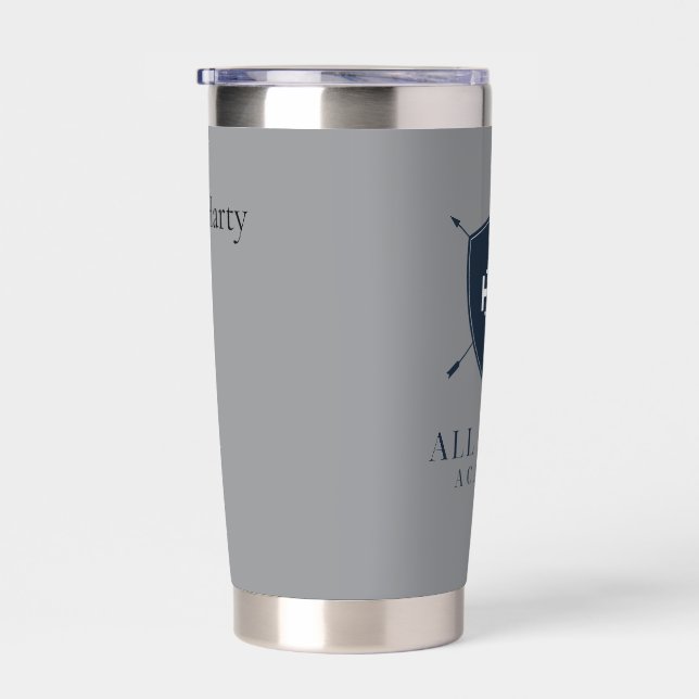 Gray All Saints Academy Tumbler (Right)