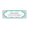 Gray and Aqua Asian Geometric Circles Pattern