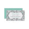 Gray and Aqua Floral Damask Appointment