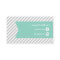 Gray and Aqua Modern Stripes and Ribbon