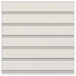[ Thumbnail: Gray and Beige Colored Lined/Striped Pattern Fabric ]