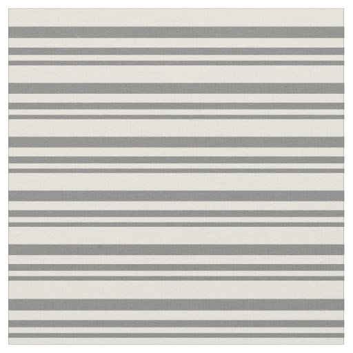 Gray and Beige Pattern of Stripes Fabric