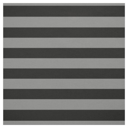 Gray and Black Bold Stripes, Halloween Fabric