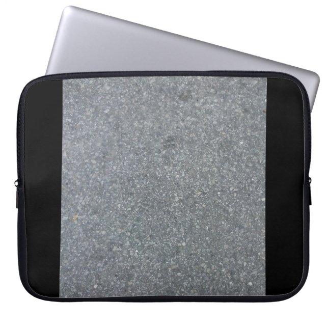 Gray and Black Computer Sleeve (Front)
