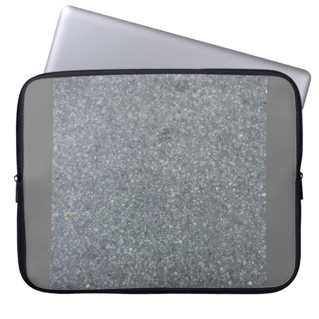 Gray and Black Computer Sleeve (Front)
