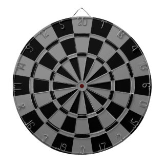 Gray And Black Dartboard With Darts