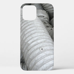 Gray and black fabric sofa iPhone 12 case