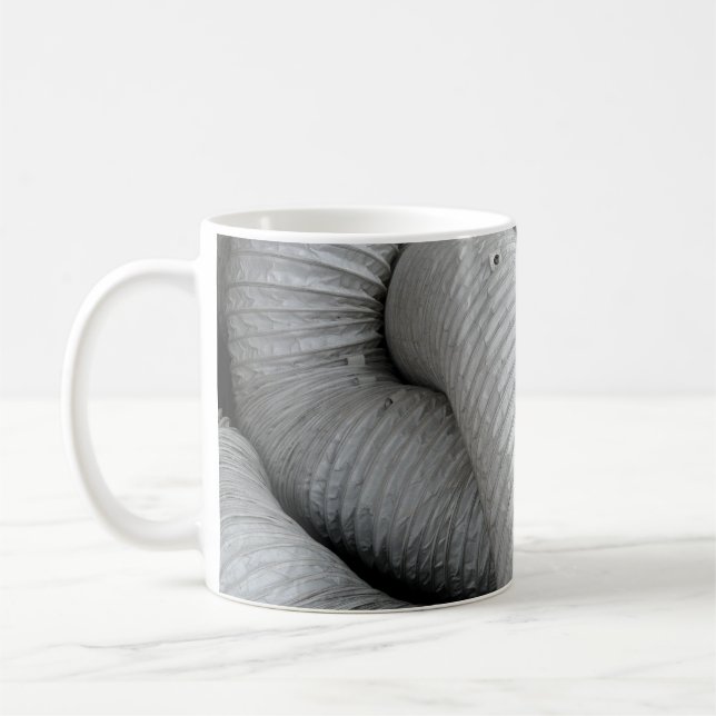 Gray and black fabric sofa coffee mug (Left)