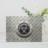 Gray and Black Industrial Biohazard Steel Effect (Standing Front)