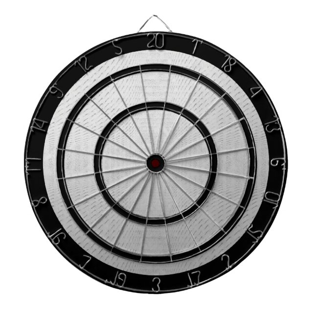 Gray and Black Regulation Dart Board (Front)