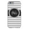 Gray and Black Stripe Phone Case