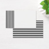Gray and Black Stripes on White (Desk)