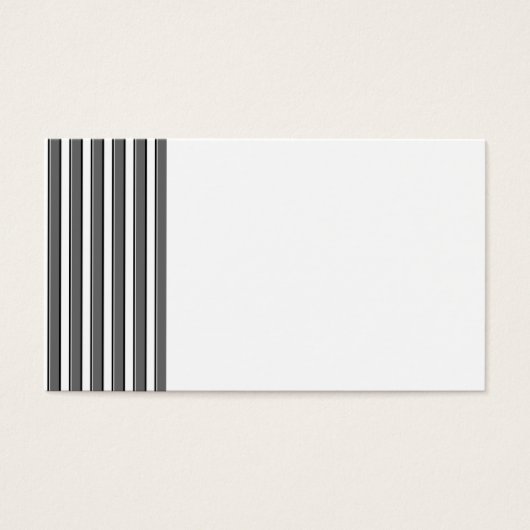 Gray and Black Stripes on White (Front)
