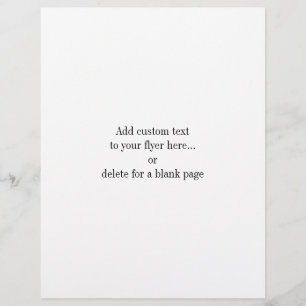 Gray and Black Stripes on White Flyer